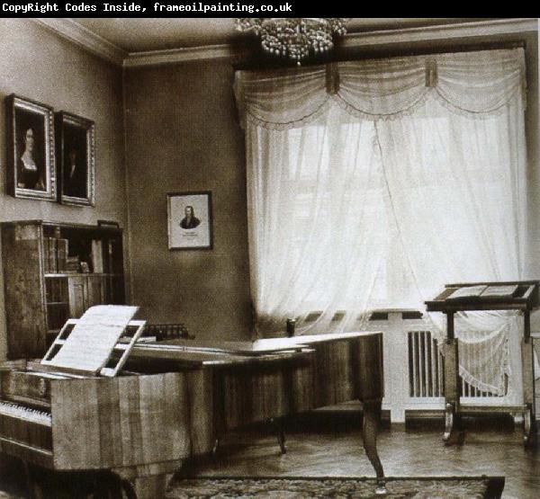 johannes brahms schumann s study at his home in zwickau